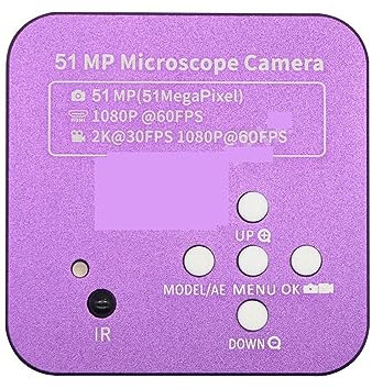 Camera Microscope, 51MP 2K 1080P 60FPS USB Industrielle Électronique Vidéo Numérique Soudure Microscope Caméra Loupe for Téléphone Portable PCB Réparation ,pour la réparation et le soudage de circuits
