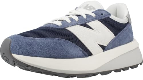 NEW BALANCE Men's 370 Sneaker, Vintage Blue, 8 UK