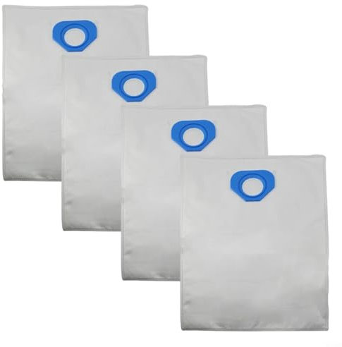 Emiif Confezione da 4/10 sacchetti per aspirapolvere Nilfisk 816200, 82095000, GA70, GS80, in tessuto non tessuto, grande capacità di filtrazione della polvere (confezione da 4)