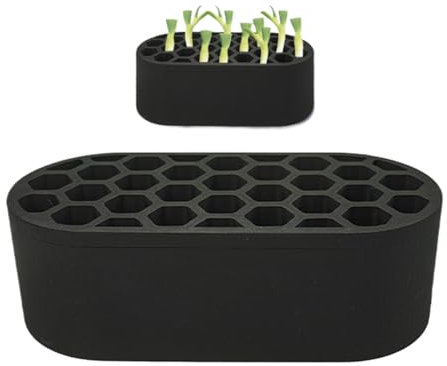 Spring Onion Plant Pot | Plant Growing Bowls - Hydroponic Growing System for Lawn Garden & Indoor Home Garden