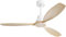 Sofucor Ventilateur de Plafond 132 cm, Ventilateur Plafond Bois, Télécommande, 3 Pales, 6 Vitesses, Minuterie, DC Moteur, Silencieux Ventilateur Plafond pour Chambre