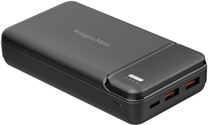 Kruger & Matz Powerbank 20000 mAh Li-pol, funzione QC e PD KM0906.1