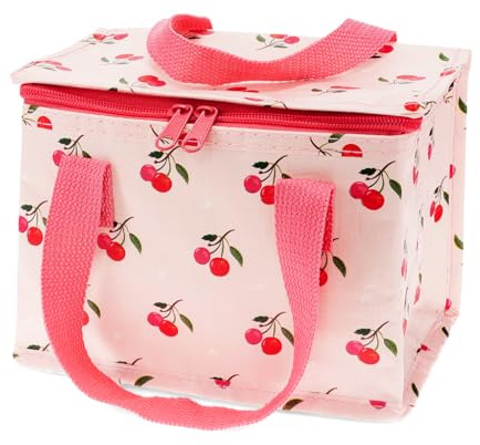 Rex London - Insulated Lunch Bag for Kids & Adults Reusable - Little Cherry | lunch bag, insulated lunch bag, lunchbag, thermal container, food carrier, soft lunchbag, cooler box