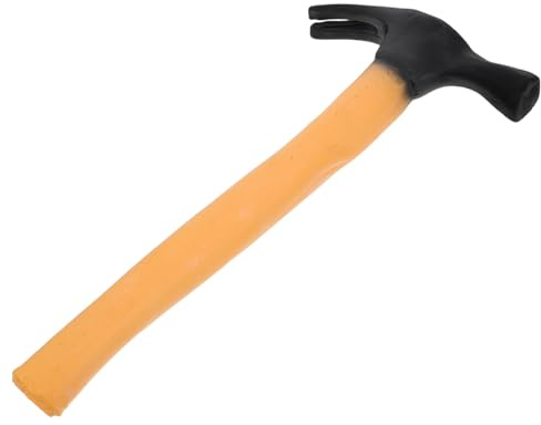 JOINPAYA Lustiger Party Hammer aus Weichem Gummi Realistische Attrappe Halloween Kostüm Requisite für Cosplay Sicheres Spaßspielzeug und Originelles