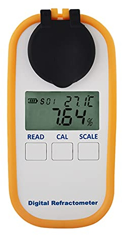 Refraktometer, Elektronischer Konzentrationsmesser, digitales Ethylenglykol-Propylenglykol-Gefrierpunkt-Messgerät-Refraktometer