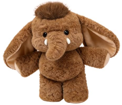JORCEDI Laufendes Kuscheltier, Niedlicher Rosa Elefant Plüschtier, weicher Elefant Kuscheltier mit Langen Ohren, weiches Stofftier Geschenk für Kinder Mädchen und Jungen (43cm,zong)