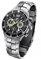 FIREFOX Silver Surfer FFS13-115 schwarz/grau Herrenuhr Armbanduhr massiv Edelstahl Chronograph Sicherheitsfaltschließe 10 ATM Water Resistant