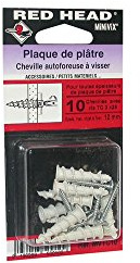 Red head - Cheville auto-taraudeuse charges légères Mini Vix / 3 x 35 - 10