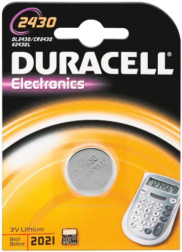 Duracell Lot de 10 piles bouton au lithium CR2430 D