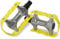 MTB Pedale aus Alu Anti-Rutsch Fahrradpedal Paar 9/16 Zoll Gewinde für Mountainbike/E-Bike/Trekking/City Fahrrad Pedal Set Aluminium Fahrradpedale Pedals EBike Fahrrad Fahrradpedalen rutschfest Gelb