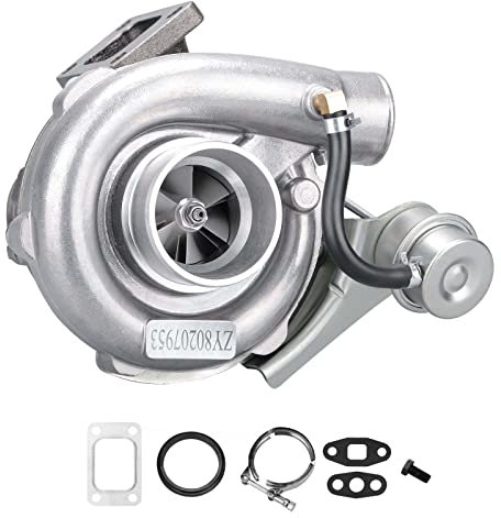 maXpeedingrods T3 T4 Turbocompressore Universale V-band 420HP Tecnologia VSR Raffreddamento ad olio Turbocharger 4 Bulloni Auto per Tutti i Motori 4/6 Cilindri 2.5L- 3.5L