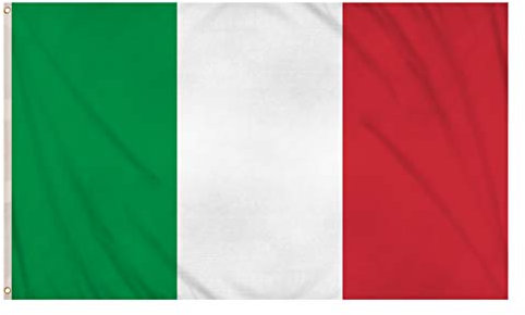 Henbrandt Italian Flag European Flags Italy 5ft x 3ft with Eyelets
