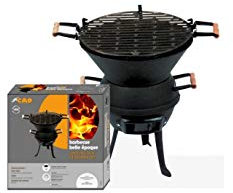 Belle Epoque Barbecue rond Noir, H49,5x38cm
