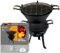 Belle Epoque Barbecue rond Noir, H49,5x38cm