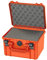 MAX Cases - MAX235H155S.001 Naranja - Maleta hermética con Espuma pre-Cortada a cubetas - Dimensiones internas 235 x 180 x 156 mm