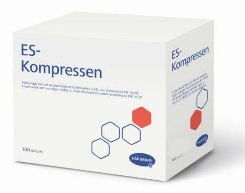 ES-KOMPRESSEN steril 10x10 cm Großpackung 5X20 St