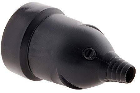 Zenitech - Ficha Hemera 16A 2P+T - Compatible Conectores Tipo E - Diseño Robusto para Uso Intensivo - Certificado NF - Negra - 1,5m