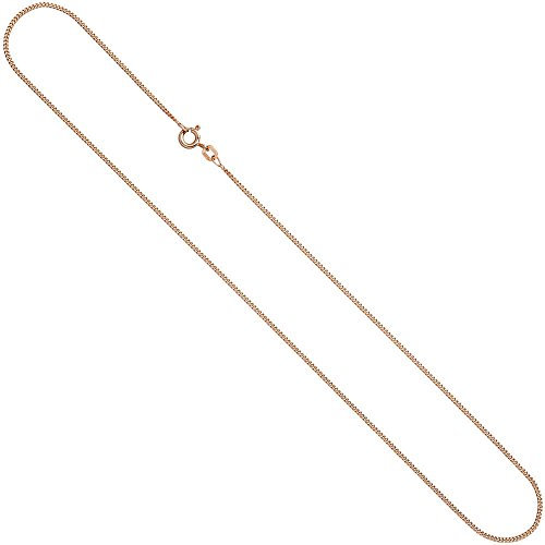 1,3mm Panzerkette Kette Halskette Collier aus 925 Silber rotgold vergoldet 50cm