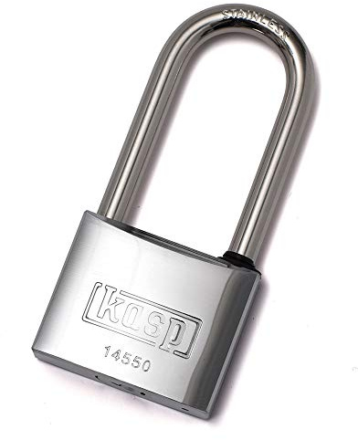 Marine Padlock 50x63 mm, long shackle, keyed alike