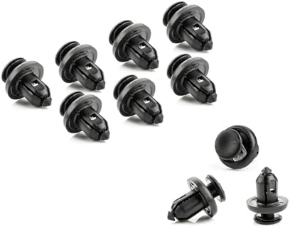 LST 10x Radkasten Stoßstangen Unterboden Befestigung Clips METALLEINSATZ