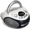 Majestic AH 2387R MP3 USB Tragbare Boombox mit CD/MP3-Player, USB-Eingang, Kassettenrekorder, Kopfhöreranschluss, ohne Radiofunktion, Weiß