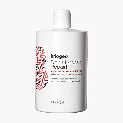 Briogeo Don't Despair, Repair! Super Moisture Conditioner | Moisturizing Protein Conditioner with Argan Oil for Dry, Damaged Hair | Silicone-Free | Vegan & Cruelty-Free | 16 fl oz
