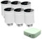 Qiumi Zigbee Thermostat Radiator Ventil, Tuya ZigBee3.0 Smart Programmierbarer Thermostat, Temperaturheizung, Alexa, Googlehome Sprachsteuerung