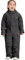 GEMYSE Kinder Einteilige Skianzüge Jumpsuits Jungen Mädchen Winter Outdoor Snowboarden Wasserdichte Schneeanzüge(Schwarz,104-110)