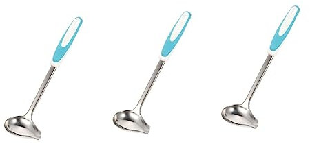 YARNOW 3pcs Spoon Salad Servers Kitchen Utensils Stainless Steel Loch Ness Ladle Stainless Steel Gravy Spoon Pastry Soup Spoon Ladle Spoon Stainless Steel Spoon Gravies Spoon Saucer Spoon