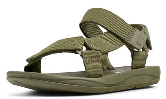 Camper Men's Match K100539 T-Strap Sandal, Medium Green 028, 6 UK