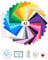Bohoray 42 Pack Permanent Vinyl, Self Adhesive Vinyl for Cricut, 32 Self Adhesive Vinyl Sheets with 10 Transfer Paper for Decor Sticker, Logo, Banners, Party Decoration 32colors, 21X30.5CM