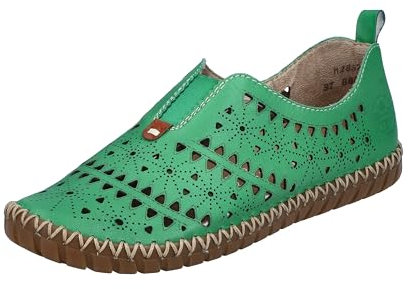 Rieker Femme M2852 Chaussures Pieds Nus, Vert, 36 EU