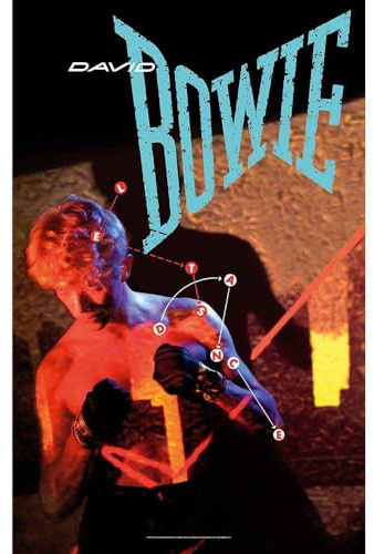 David Bowie Poster Lets Dance Nue Textile Flag 70cm x 106cm One Size