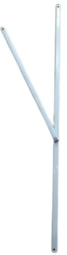 X Cross Bar & Y-Bar Metal Legs Gazebo Cover For 2.4m x 2.4m or 3m x 3m. (X Cross Bar 81cm Color White, White, 1, Gazebo Part)