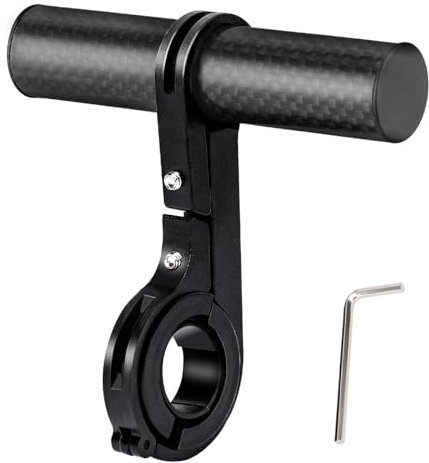 10 cm Fahrradlenkerzubehör, Fahrrad Lenker Extender, Einzelclip Lenkerverlängerung, Lenkerverlängerung für Motorräder, zur Befestigung von Tacho, Licht, Mobiltelefon (schwarz)