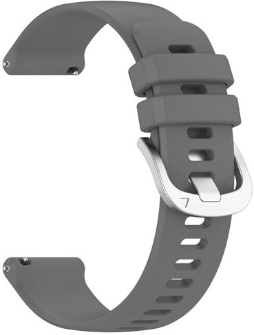 Sport Armbänder Kompatible mit Fossil Q Marshal Gen2 Armband für Damen Herren,Weiche Silikon Band Ersatz Armband für Fossil Q Marshal Gen2 Ersatzarmband, Dunkelgrau
