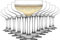 LAV Coupé Champagnergläser, Sektschalen 12er Set - 100% Bleifrei, Spülmaschinenfest - Coupe Gläser, Martinigläser, Champagner Gläser, Sektschale, Cocktailschale, Coupette Glas