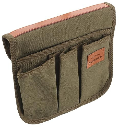BELLIFFY Multifunktions-armlehnentasche Tragbare Zubehörtasche für Campingstühle Robuste Aufbewahrungstasche Aus Canvas für Den Außenbereich für Picknick Am Strand