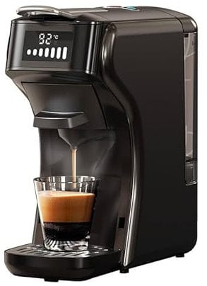 HiBREW 5-in-1 capsule coffee maker H1B-black (black)