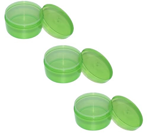 3 Pcs 300ml 10oz Plastic Cosmetic Jars Containers Leak Proof Lotion Container Lotion Jars Cream Containers with Lids Wide-Mouth Refillable Storage Containers Body Butter Containers Pot Case Holder