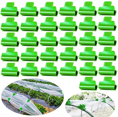 Wopanxye Lot de 32 clips de cadre de serre, 25 mm - Fixes - Pour tubes en PVC de 24 à 26 mm