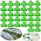 Wopanxye Lot de 32 clips de cadre de serre, 25 mm - Fixes - Pour tubes en PVC de 24 à 26 mm