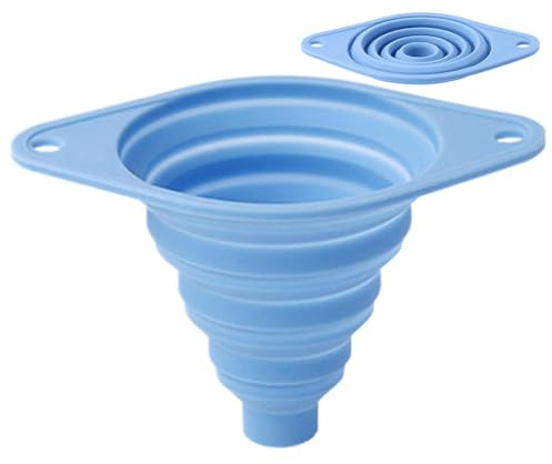 Embudos plegables de silicona, embudo de cocina, embudo de silicona para líquidos alimentarios