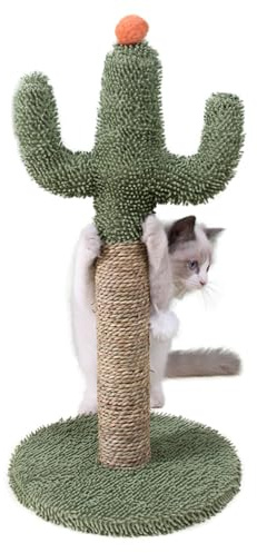 Cat Scratching Post – Cat Cat Board | Tierpost mit Basis | vertikale Pfosten von Kätzchen Natur | Sprungplattform für Katzen, Spielzeug, Katze, stabile Nägel