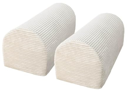 Home Deluxe Zubehör Spielsofa LIV Cord Beige - Halbrunde Kissen I Kindersofa, Zubehör Kindermöbel, Zubehör Spielsofa
