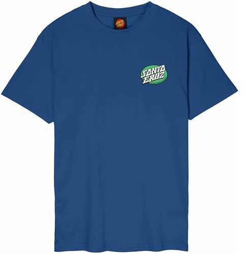 Santa Cruz Herren Vertigo Dot T-Shirt, Rich Navy, XXL
