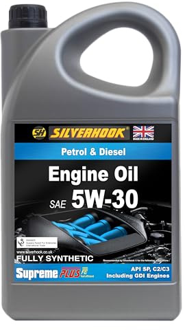 Silverhook 5W-30 Fully Synthetic Engine Oil API: SQ C2/C3 5 Litre