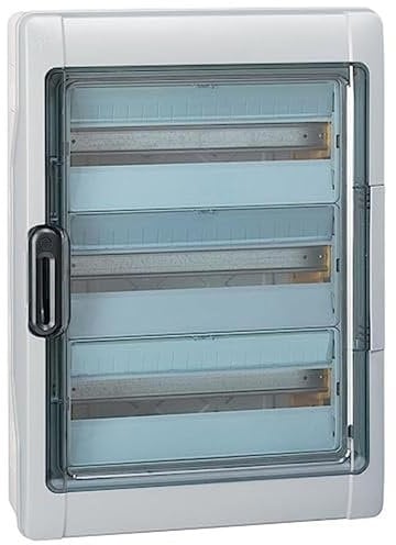 Legrand, Plexo Feuchtraumverteiler, Sicherungskasten, Aufputz, IP65 - IK09, 3-reihig, 54 Module, Innen- und Außenbereich, Nachrüstbar, Schutzklasse II, -20 - +70 °C, 622 x 448 x 161 mm, 601987