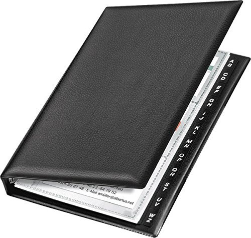 Visitenkartenringbuch 4-Rg 15mm Serie Silver