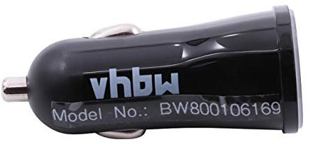 vhbw Chargeur Allume-Cigare/Port-USB avec capacité de Chargement de 3,1A pour Téléphone Portable, Smartphone, Tablette, Netbook